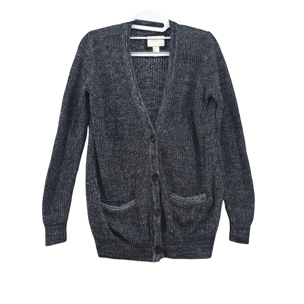 Forever 21 Sweater Size S Cardigan Button V-Neck Preppy Grandpa Academia